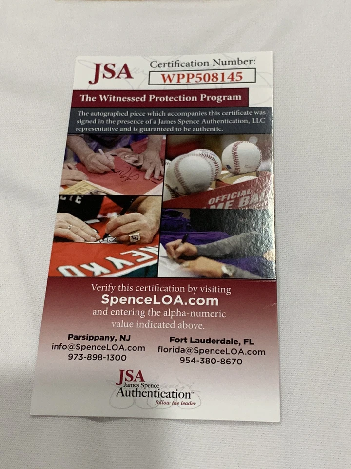 Bill Madlock Autographed/Signed Jersey JSA COA Pittsburgh Pirates - Image 4 of 4