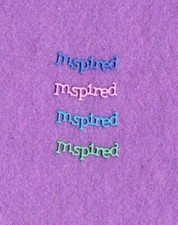 INSPIRED die cuts scrapbook cards