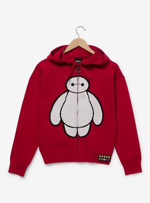 Disney Big Hero 6 Baymax Women's Knit Zippered Hoodie - BoxLunch