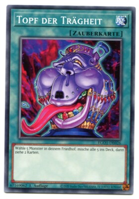 Yu-GI-OH Topf der TRägheit Common EGO1-DE026