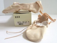 Ballet Shoes Canvas S0277L Pink BLOCH size 4.5B US 6.5 Narrow Women's