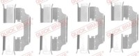 Quick Brake 109-1770 ZubehöRsatz, Scheibenbremsbelag FüR MERCEDES-BENZ Renault