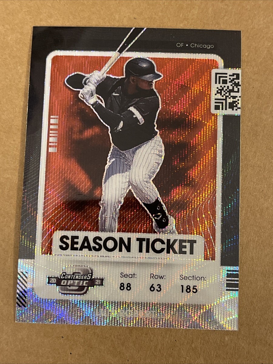 2021 Panini Contenders - Luis Robert #70 Optic Red Wave Ticket for