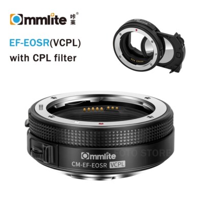 Commlite EF-EOSR VCPL AF Lens Adapter For Canon EF EF-S to Canon EOS-R R5 R6 SLR