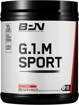 , BPN G.1.M Go One More Sport, Endurance Training Fuel, Fruit Punch, Superior...