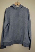 New M S Collection Cotton Pullover Hoodie Grey Marl Sz XL Chest 44-46"