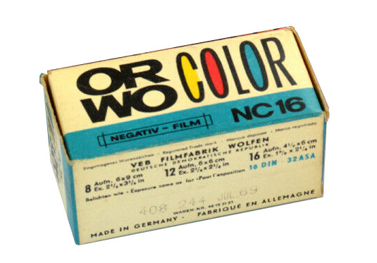 SELTEN:1 FILM ORWO COLOR NC 16 FORMAT 620 16DIN 32ASA TOP ZUSTAND PERIME *