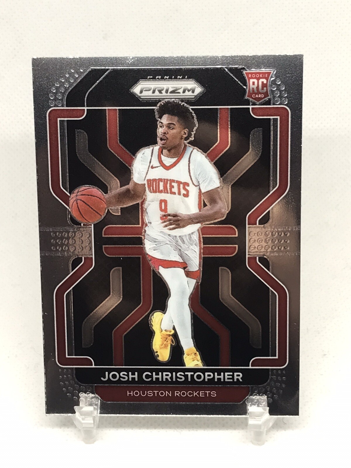 Josh Christopher 2021-22 Panini Prizm Base Rookie RC #324 Houston Rockets