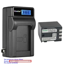 Kastar Battery LCD Wall Charger for Canon BP-2L24 & Canon MV850i MV830 MV830i