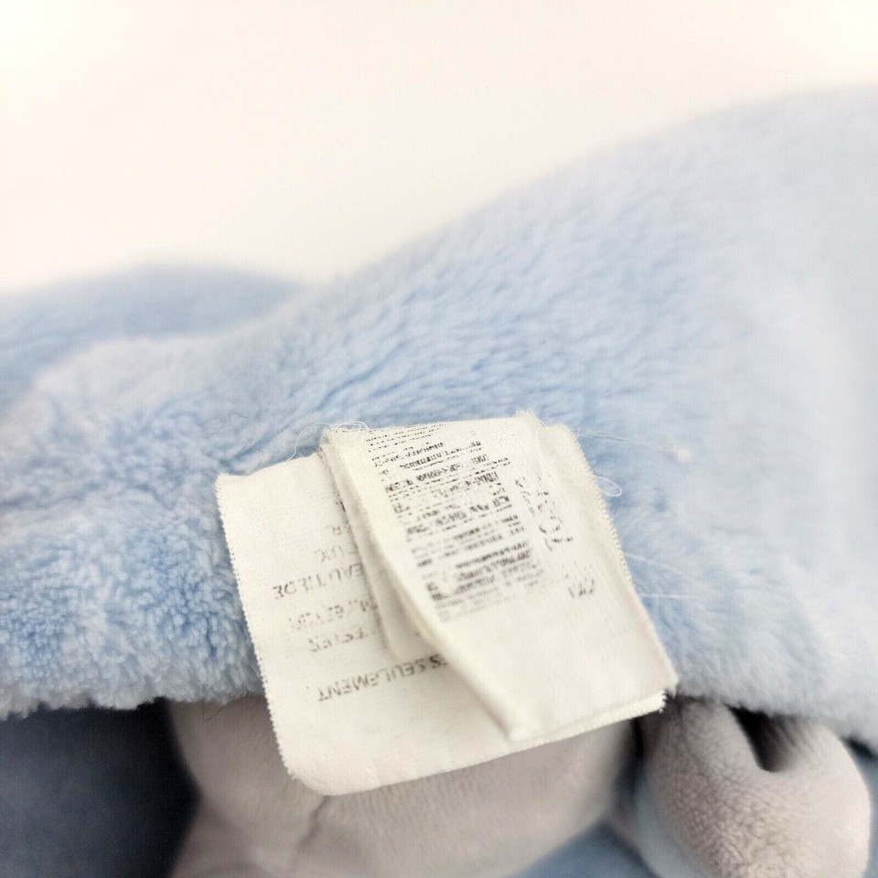 Blankets and Beyond Elephant Blue Gray Security Lovey Nunu Baby COLE
