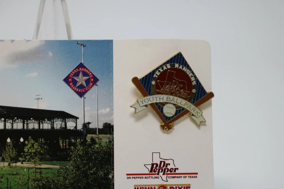 TEXAS RANGERS PIN WINN DIXIE SPONSER DR PEPPER YOUTH BALLPARK HTF - Image 2 of 4