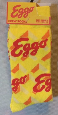 EGGO MENS CREW SOCKS SIZE 6-12