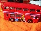 MATCHBOX LONDON BUS CHRISTMAS BOXED 1650 EA stamped on bottom of bus — photo 1