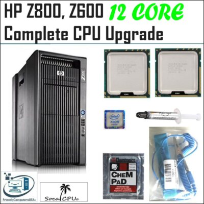 12 Core HP Z600, Z800 Workstation CPUs Processor Upgrade to 3.46GHz X5690