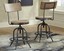 signature design by ashley - pinnadel swivel bar stool - counter height - set...