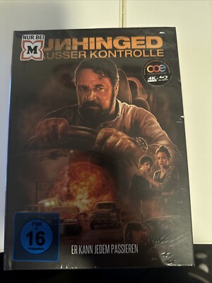 UNHINGED AUSSER KONTROLLE LIMITIERTES 4K MEDIABOOK BLU RAY NEU &OVP