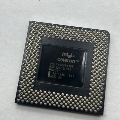 Intel Celeron CPU SL3A2 400mhz 128 66Bus Socket 370 FV524RX400 Processor SL37X