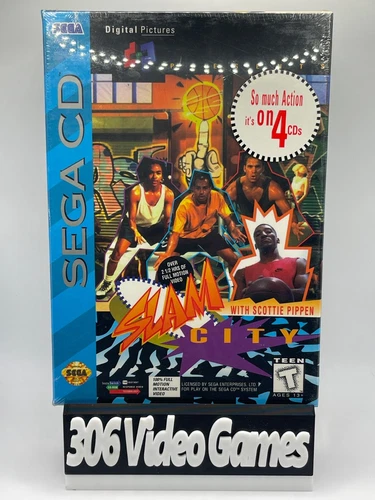 Slam City with Scottie Pippen (Sega CD) Brand New Factory Sealed