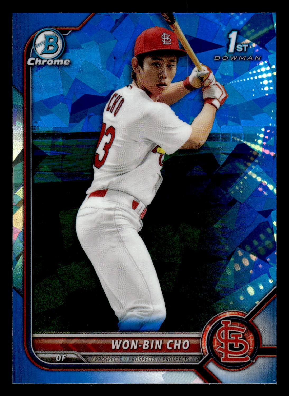2022 Bowman Chrome Sapphire Won-Bin Cho #BCP-154
