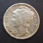 1917 **S** MERCURY SILVER DIME ***NICE COIN!*** FREE SHIPPING! M2356