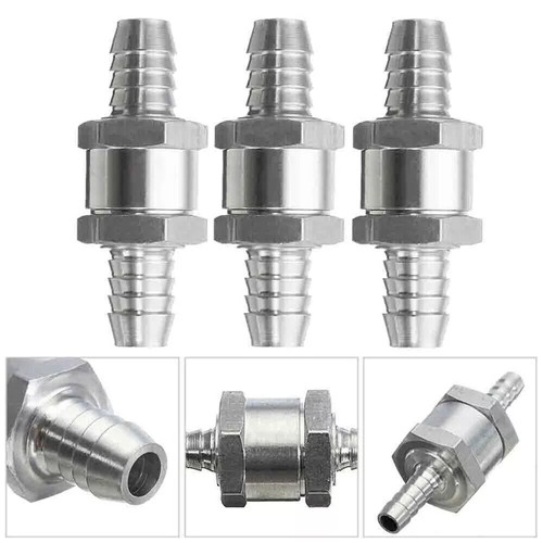2PCS Non Return Valve One Way Inline 6/8/10/12mm Fuel Air Water Pipe Tube Hose - Picture 12 of 29