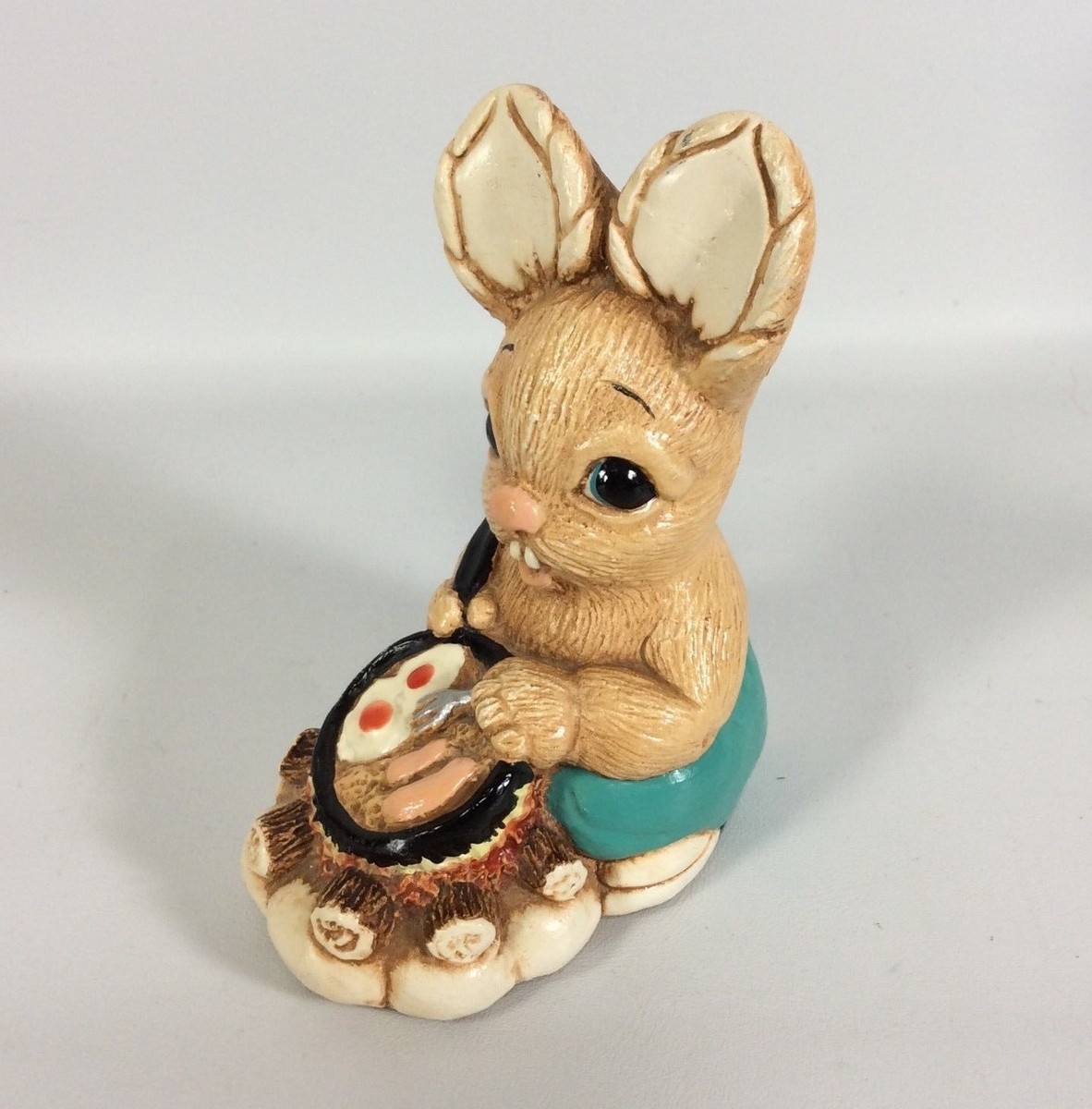 Woodlander Rabbit Figurine Mereside England Stoneware Bunny