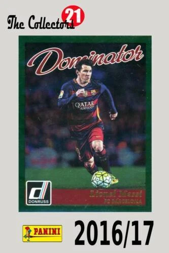 Cromos sueltos de deportes de coleccionismo, fútbol, Lionel Messi, la liga, Temporada 2016