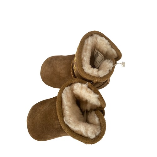 Life Uggs Jeremy Scott bordado oro metálico gamuza botas de bebé 6/12 meses - Imagen 7 de 11