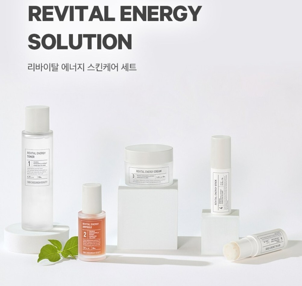 1989 ChoSungAh Beauty Revital Energy Skincare 4p Set K Beauty | eBay
