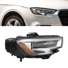 Headlight Assembly Front Right Headlamp For 17-20 Audi A3 Xenon HID Models Only