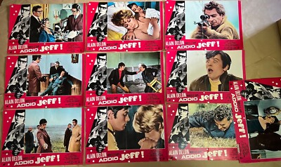 Junggesellenabschied Jeff Lot Von 10 Original Fotobusta -alain Delon, Mireille