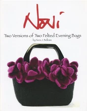 Noni Knitting Pattern 105 Two Versions of Two Felted Evening Bags - Pattern Only