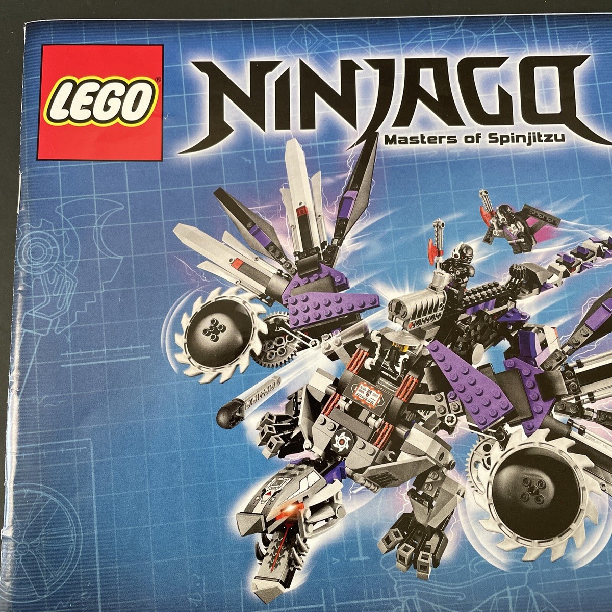 Lego Ninjago master of Spinjitzu book 70725/2 Manual Only