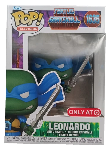 Funko Pop! Leonardo #1635 - Turtles of Grayskull Target Exclusive Motu New