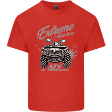 Atv Todo Terreno 4X4 Cuatrimoto Camiseta Para Niños