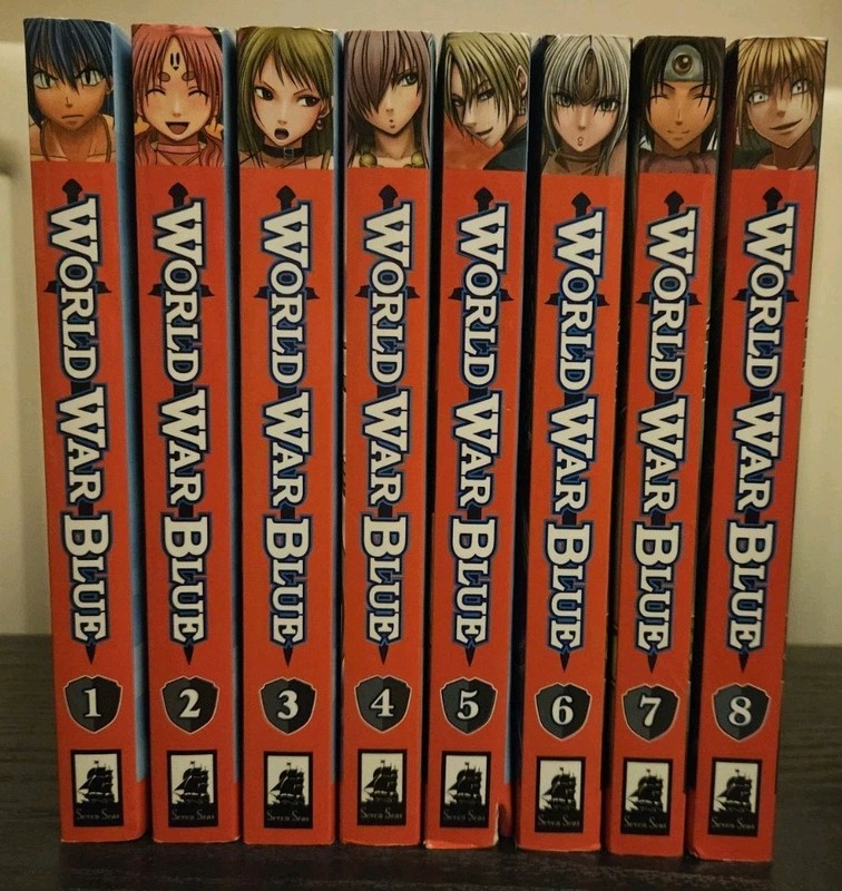 Manga World War Blue Vol 1-8 English Volumes Complete Set