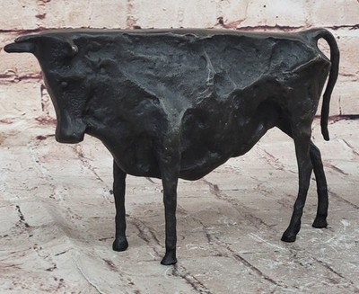 Handcrafted detailed Picasso Bull Bronze Masterpiece Museum Quality artwork Deco