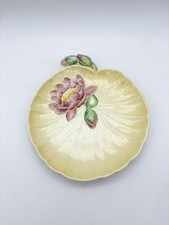 Vintage 1950s Carlton Ware Yellow Water Lily Plate