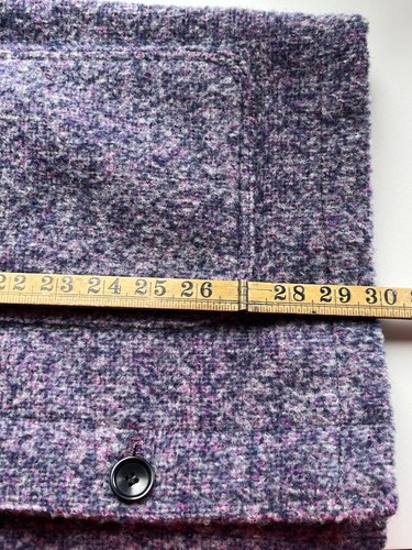 Far Afield Chore Jacket Mens Size M Purple Utility Worker Wool - Picture 13 of 14