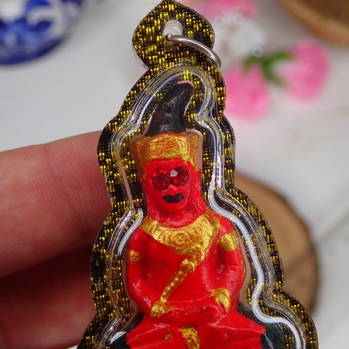 Ciondolo Phra Ngang Amuleto Amore Divinità Ngang Buddismo Talismano Miracolo Raro - Foto 2 di 8