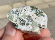 22g Polished Ocean Jasper Freeform Cabochon Orbicular Jasper 8th Vein Cabbing
