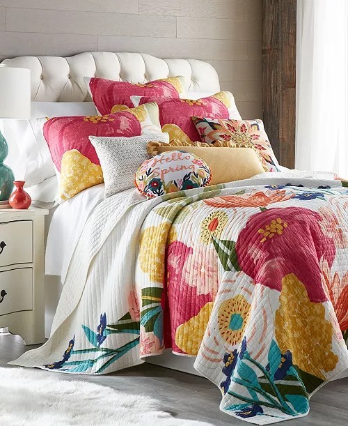 Levtex Grandiflora Quilt Set, King