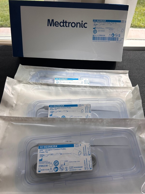3 Pack Medtronic NIM Control Cord Cable, Medtronic 8225825X  exp;2028