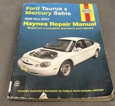 Haynes 36075 Repair Manual For 1996-2001 Ford Taurus & Mercury Sable