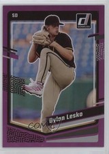 2023 Panini Donruss Holo Purple Dylan Lesko #143 1m49