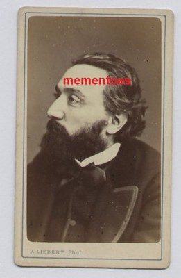Französische Republik Léon Gambetta (1838-1882) um 1870 CDV Liebert