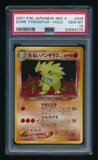 Dark Tyranitar Pokemon 2001 Holo Neo 4 Destiny Japanese 248 PSA 10