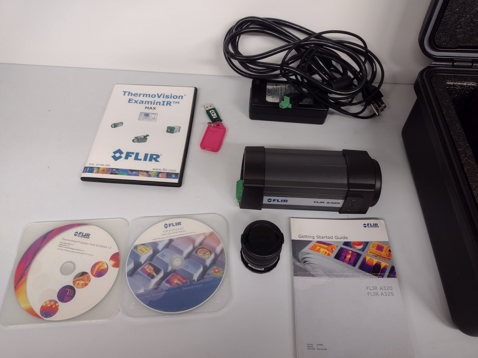 FLIR A325 Thermal Camera Infrared w/ Software & Extra 10mm Lens. TESTED!