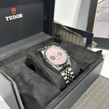 2026 Tudor Black Bay Chrono 41mm PINK Steel JUBILEE 79360 Unworn Watch 3
