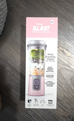 Ninja Blast Portable Personal 18 Oz Blender w/ Leak Proof Lid & Easy Sip Spout,